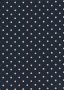 Sevenberry Japanese Fabric - Cotton Linen Mix  Spotty Navy