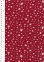 John Louden Christmas Collection - Scandi Multi Star Red/Natural Seeded JLX0044
