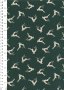 John Louden Christmas Collection - Scandi Deer Green/Natural Seeded JLX0047
