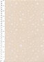 John Louden Christmas Collection - Scandi Multi Star Natural/Green Seeded JLX0044