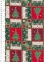 John Louden Christmas Collection - 60" Wide Christmas Tree Squares Red/Green