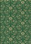 John Louden Christmas Collection - Gilded Poinsettia Green/Gold JLX0032