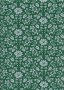 John Louden Christmas Collection - Gilded Poinsettia Green/Silver JLX0032