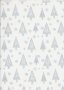 John Louden Christmas Collection - Gilded Nordic Trees White/Silver JLX0037