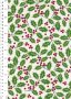 John Louden Christmas Collection - Large Green Holly on White