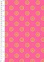Lewis & Irene - Flower Child A437.2 Funky daisy on pink