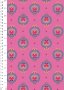 Lewis & Irene - Maya A385.2 - Heart Floral On Pink