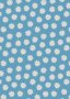 Lewis & Irene - Sew Mindful A264.3 - Flower mandalas on blue