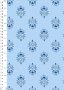 Lewis & Irene - Teatime A425.2 Little bird roses on china blue