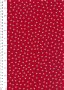 John Louden Christmas Metallic Print - Spaced Star Red/ Gold JLX0014RED