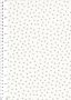 John Louden Christmas Metallic Print - Spaced Stars White/ Silver JLX0014NAV