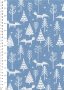 John Louden Scandi Christmas - Nordlic Woodland Soft Blue JLX0020BLU