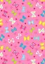 Makower - Ellie 2068/P Ellie Butterflies Pink
