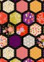 Makower - Kimono 2049/X Hexagon PatchQ Hexagon Patch