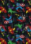 Marvel Collection - Wonder-Woman, Spider-Man, Thor, Captain America & The Hulk Poses Black