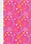 Craft Cotton Co - Cat On Mat Flowers on Pink 2525-04