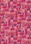 Sevenberry Novelty Fabric - Bears, Bunnies, Owls & Reindeer On Pink