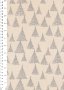 John Louden Scandi Christmas - Trees Grey On Cream 9002N