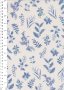 Sevenberry Japanese Ditsy Floral - Botanist Blue