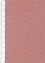 Sevenberry Japanese Linen Look Cotton - Plain Pink With Cross